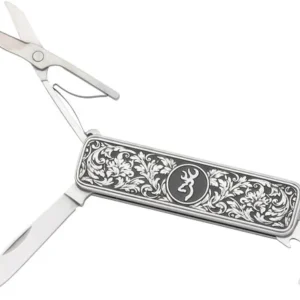BROWNING KNIFE MORGAN FOLDER - MULTI FUNCTION SCROLL ENGRAVED