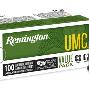 Remington Ammunition 23771 UMC Value Pack 38Special+P 125gr Jacket Hollow Point 100 Per Box/6 Case