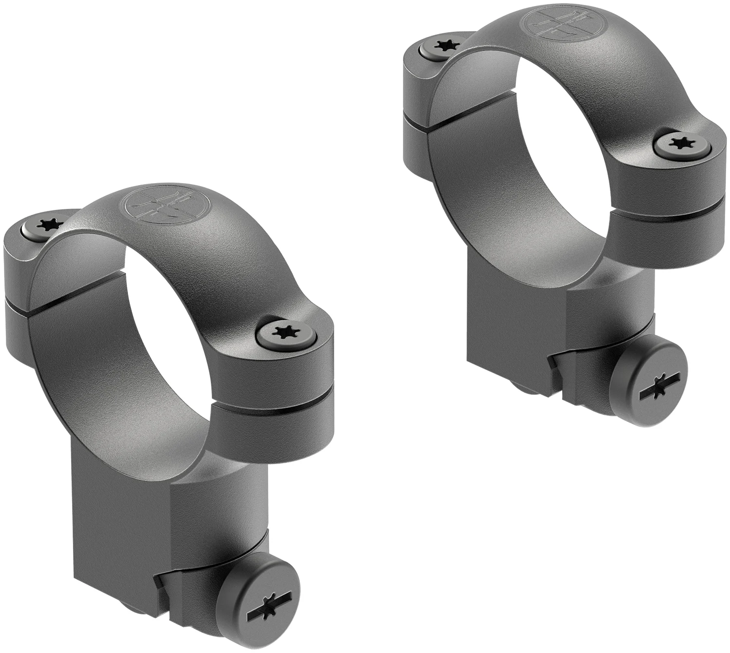 Leupold 51043 Ringmounts Matte Black Ruger M77 30mm Super High