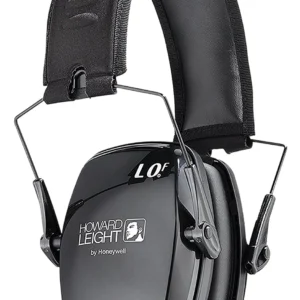 Howard Leight R01523 Leightning Ultra-Slim Passive Muff 23 dB Over the Head Black Adult