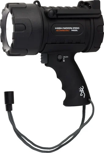 BROWNING HIGH NOON LED SPOTLT - 100-1400 LUMENS RECHARGEABLE