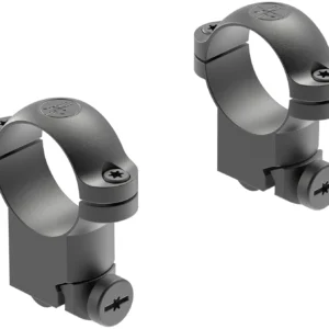 Leupold 49952 Ringmounts Matte Black Ruger M77 1" High