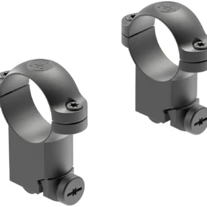 Leupold 49944 Ringmounts Matte Black Ruger M77 1" Super High