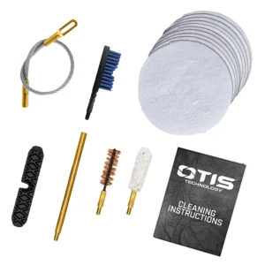 Otis FG70145 Patriot Cleaning Kit 45 Cal Pistol/ 15 Pieces Yellow Plastic Box Case