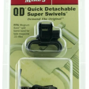 Uncle Mike's 10712 Magnum Band Swivel Set Quick Detach 115 U22 1" Fits .420-.470" Diameter Mag Tubes w/o Dismantling Gun