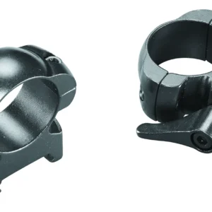 Weaver Mounts 49326 Lever Lok Matte Black 1" High