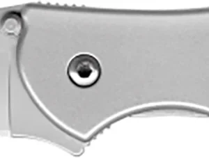Kershaw 1660ST Leek 3" Folding Drop Point Part Serrated Bead Blasted 14C28N Steel Blade Bead Blasted 410 Stainless Steel Handle Includes Pocket Clip