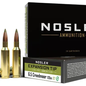 Nosler 40398 E-Tip 6.5Creedmoor 120gr E Tip Lead Free 20 Per Box/10 Case