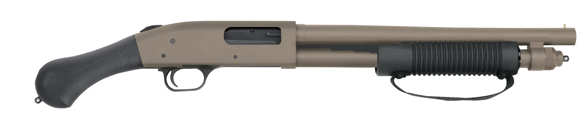 MOSSBERG 590 SHOCKWAVE 12/14 3" BL/FDE