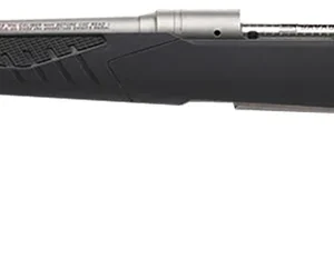 Savage Arms 57058 110 Storm Full Size 7mm Rem 3+1 24" Matte Button-Rifled Barrel, Matte Drilled & Tapped Stainless Steel Receiver, AccuStock Matte Gray Synthetic Stock, Left Hand