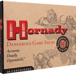 Hornady 82322 Dangerous Game  375H&HMag 300gr Dangerous Game Solid 20 Per Box/6 Case