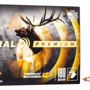 Federal P3006TT1 Premium 30-06Springfield 180gr Trophy Bonded Tip 20 Per Box/10 Case