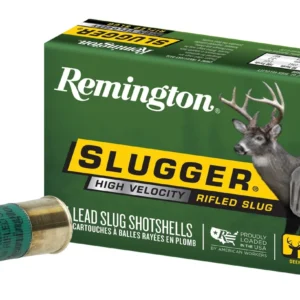 Remington Ammunition 28604 Slugger High Velocity 12 Gauge 3" 7/8 oz Rifled Slug Shot 5 Per Box/ 50 Cs