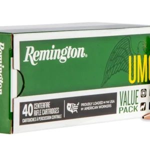 Remington Ammunition 23769 UMC Value Pack 22-250Rem 45gr Jacketed Hollow Point 40 Per Box/10 Case