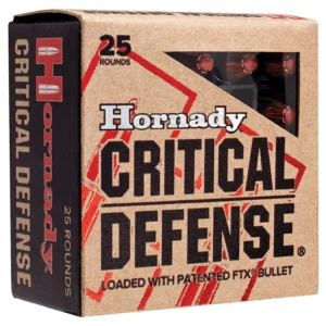 Hornady 90080 Critical Defense 380ACP 90gr Hornady Flex Tip eXpanding 25 Per Box/10 Case
