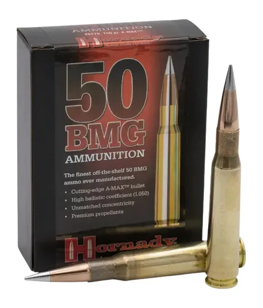 Hornady 8270 Match 50BMG 750gr Hornady A Max 10 Per Box/10 Case