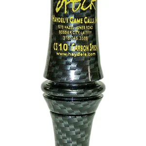 Haydel's Game Calls CS10 Carbon Speck Open Call Single Reed Specklebelly Sounds Attracts Geese Black Carbon