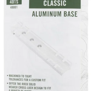 Weaver Mounts 48001 Top Mount Base 401S  Silver Smith & Wesson L/K/N Frame