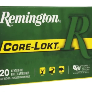 Remington Ammunition 22189 Core-Lokt 338WinMag 225gr Pointed Soft Point 20 Per Box/10 Case