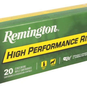 Remington Ammunition 28399 High Performance Rifle 223Rem 55gr Pointed Soft Point 20 Per Box/10 Case