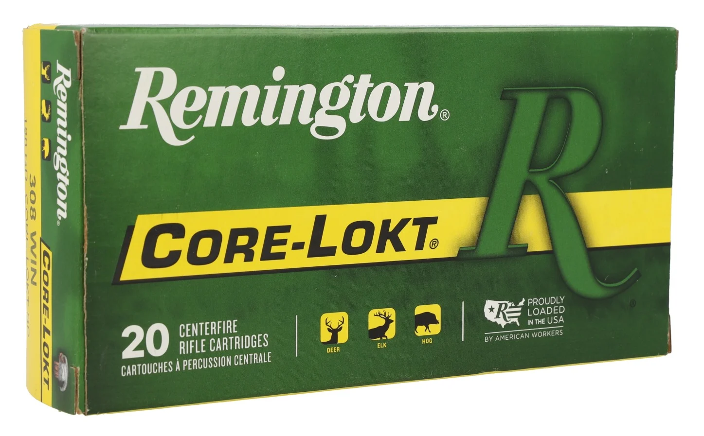 Remington Ammunition 27844 Core-Lokt 308Win 180gr Soft Point Core-Lokt 20 Per Box/10 Case