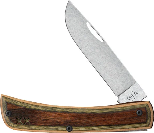 CASE KNIVES CROSSROADS SERIES - BROWN/GREEN LAM SOD BUSTER JR