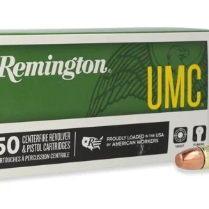 Remington Ammunition 23722 UMC 38Super+P 130gr Full Metal Jacket 50 Per Box/10 Case