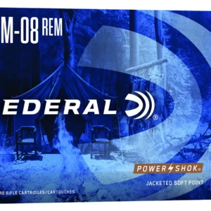 Federal 708CS Power-Shok  7mm-08Rem 150gr Jacketed Soft Point 20 Per Box/10 Case