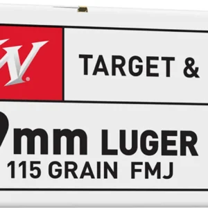 Winchester Ammo USA9MMVP USA Value Pack 9mmLuger 115gr Full Metal Jacket 100 Per Box/10 Case
