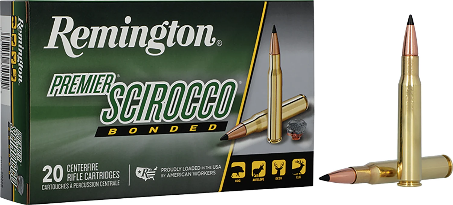 Remington Ammunition 29316 Premier Scirocco Bonded 7mmRemMag 150gr Swift Scirocco Bonded 20 Per Box/10 Case