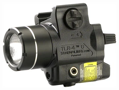 STREAMLIGHT TLR-4G LIGHT/LASER - WHITE LED/GREEN LASER RAILMNT