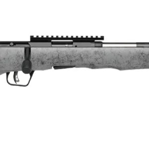SAVAGE ARMS B17 17HMR BL/GRY 18" CARBON TB