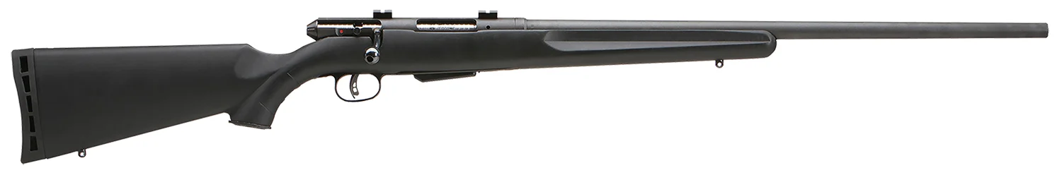 Savage Arms 19156 25 Walking Varminter Full Size 204 Ruger 4+1 22" Matte Black Heavy Barrel, Matte Black Carbon Steel Receiver Drilled & Tapped, Matte Black Fixed Varmint Synthetic Stock, Right Hand