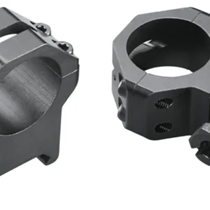 Weaver Mounts 48362 Four-Hole Skeleton Rings Matte Black 1" Extra High