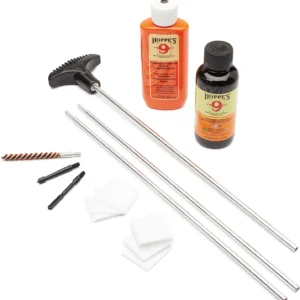 Hoppe's U22 Rifle Cleaning Kit 22/257 Cal, Includes Storage Box