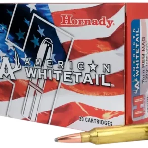 Hornady 80591 American Whitetail  7mmRemMag 139gr InterLock Spire Point 20 Per Box/10 Case