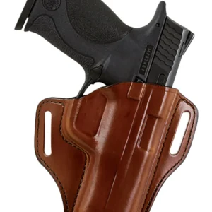 Bianchi 25032 57 Remedy  OWB Size 22A Tan Leather Belt Slide Fits Ruger LCR Right Hand