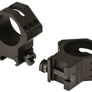 Weaver Mounts 99684 Six-Hole Picatinny Rings  Matte Black 34mm High
