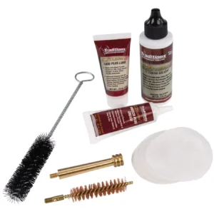 Traditions A3960 EZ Clean 2 Muzzleloader Cleaning Kit 50 Cal 7 Pieces