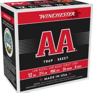 WINCHESTER AA 12GA 2.75" - 7/8OZ #8 980FPS 250RD CASE LOT