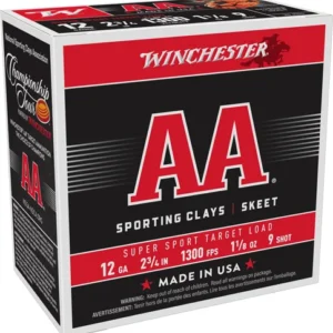 WINCHESTER AA 12GA 2.75" - 1-1/8OZ #9 1300FPS 250RD CASE