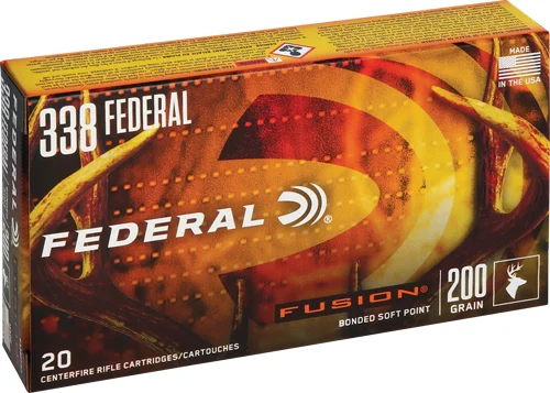 FEDERAL FUSION 338 FEDERAL - 200GR FUSION 20RD 10BX/CS
