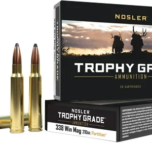 NOSLER TROPHY GRADE 338 WIN - MAG 210GR ACCUBOND 20RD 10BX/C