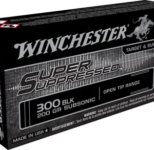 WINCHESTER SUPPRESSED 300 AAC - 200GR FMJ 20RD 10BX/CS