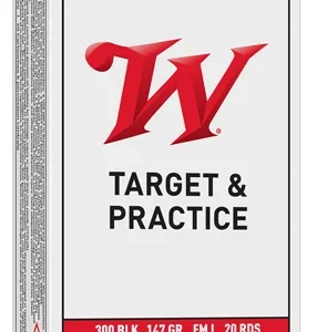 WINCHESTER USA 300 AAC 147GR - FMJ 20RD 10BX/CS