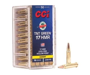 CCI 17HMR 16GR TNT GREEN 50/2000