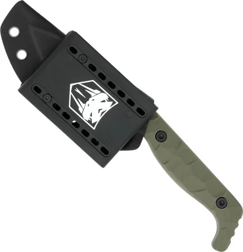 COBRATEC KINGPIN 4" FIXED BLD - OD GREEN D2 STEEL W/SHEATH - Image 2
