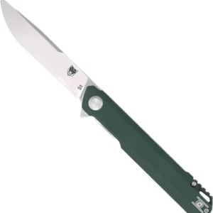 COBRATEC MONARCH 3.5" FOLDER - GREEN D2 STEEL W/CLIP