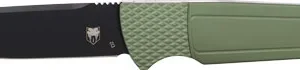 COBRATEC VIPER AUTO FOLDER - 3.12" OD GREEN/STN D2 BLK BLD