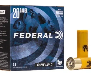 FED GAME LOAD 20GA 2 3/4" #8 25/250